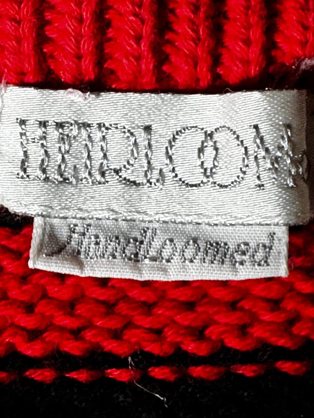 HEIRLOOM Handloomed 100% Cotton Holiday Sweater Size Medium - Picture 5 of 7